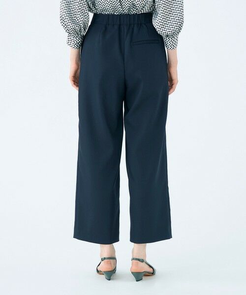 TOMORROWLAND / トゥモローランド その他パンツ | ソフトポリエステルレーヨンストレッチ セミワイドパンツ | 詳細4