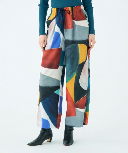 TOMORROWLAND / トゥモローランド その他パンツ | アルテミスプリント 1タックイージーパンツ | 詳細2