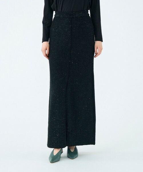 TOMORROWLAND / トゥモローランド ロング・マキシ丈スカート | ストレッチスパンコール タイトロングスカート | 詳細3