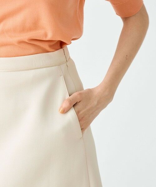 TOMORROWLAND / トゥモローランド ミニ・ひざ丈スカート | リップルダンボール トラペーズスカート | 詳細7