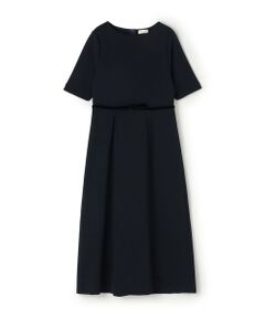 TOMORROWLAND / トゥモローランド ミニ丈・ひざ丈ワンピース | ミラノリブ ハイウエストワンピース