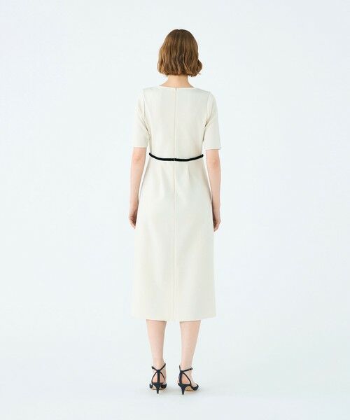 TOMORROWLAND / トゥモローランド ミニ丈・ひざ丈ワンピース | ミラノリブ ハイウエストワンピース | 詳細3