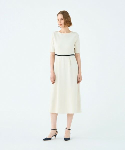 TOMORROWLAND / トゥモローランド ミニ丈・ひざ丈ワンピース | ミラノリブ ハイウエストワンピース | 詳細9