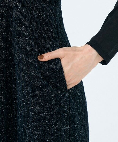 TOMORROWLAND / トゥモローランド ロング・マキシ丈ワンピース | キルティングベロア コクーンキャミソールワンピース | 詳細7