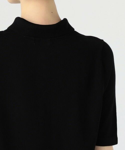 TOMORROWLAND / トゥモローランド ミニ丈・ひざ丈ワンピース | ウールポリエステルパールコンビ ポロロングワンピース | 詳細6