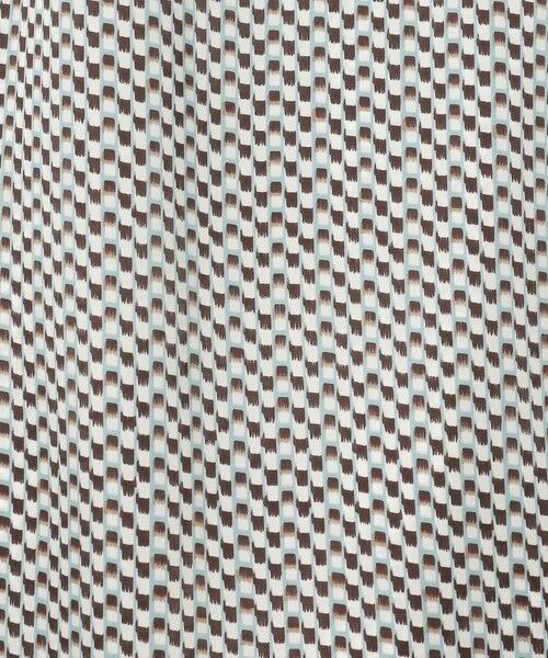 TOMORROWLAND / トゥモローランド ミニ丈・ひざ丈ワンピース | ラグスクエアプリント ウエストギャザーワンピース | 詳細10