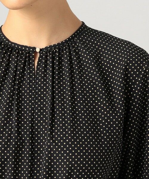 TOMORROWLAND / トゥモローランド ロング・マキシ丈ワンピース | ミニドットプリント ティアードワンピース | 詳細4