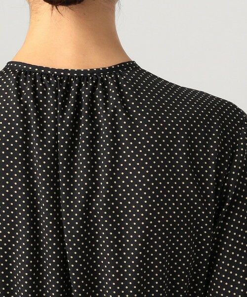 TOMORROWLAND / トゥモローランド ロング・マキシ丈ワンピース | ミニドットプリント ティアードワンピース | 詳細5