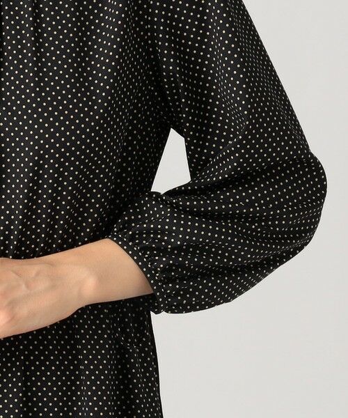 TOMORROWLAND / トゥモローランド ロング・マキシ丈ワンピース | ミニドットプリント ティアードワンピース | 詳細6