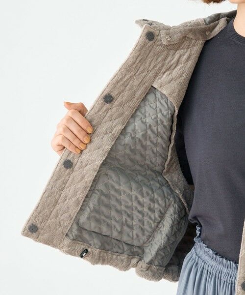 TOMORROWLAND / トゥモローランド ベスト | キルティングベロア ショートベスト | 詳細5