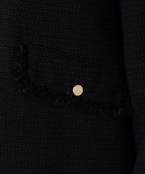 TOMORROWLAND / トゥモローランド ノーカラージャケット | クレストドビー Vクルージャケット | 詳細10