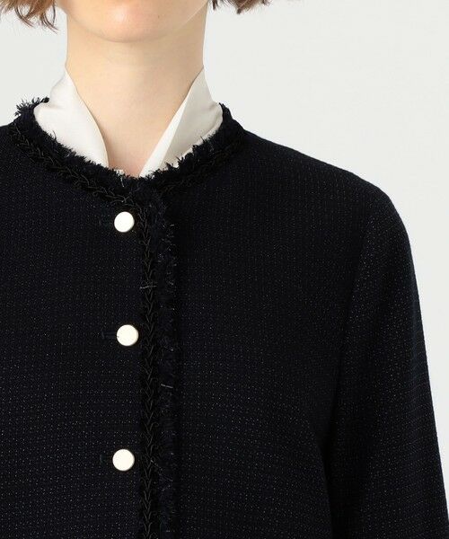 TOMORROWLAND / トゥモローランド ノーカラージャケット | クレストドビー Vクルージャケット | 詳細6