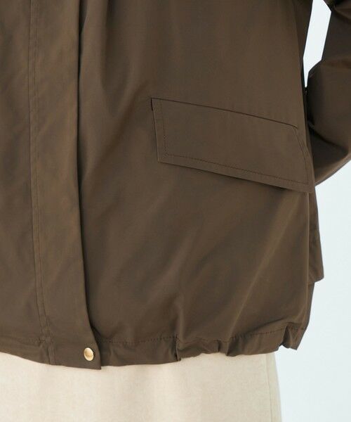 TOMORROWLAND / トゥモローランド ブルゾン | ハイカウントタフタ フーデッドショートコート | 詳細9