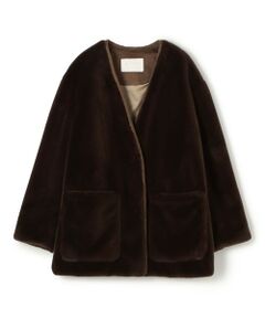 TOMORROWLAND / トゥモローランド その他アウター | スムースファー Vカラージャコット