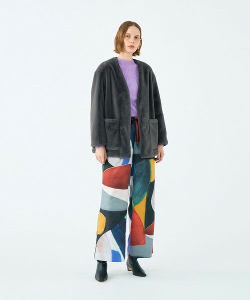 TOMORROWLAND / トゥモローランド その他アウター | スムースファー Vカラージャコット | 詳細1