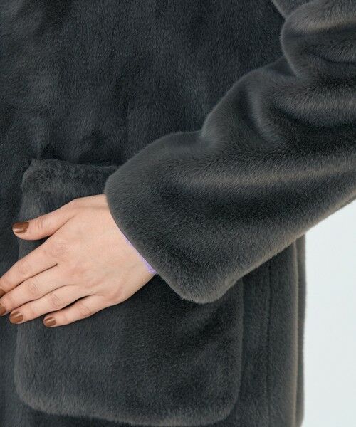 TOMORROWLAND / トゥモローランド その他アウター | スムースファー Vカラージャコット | 詳細6