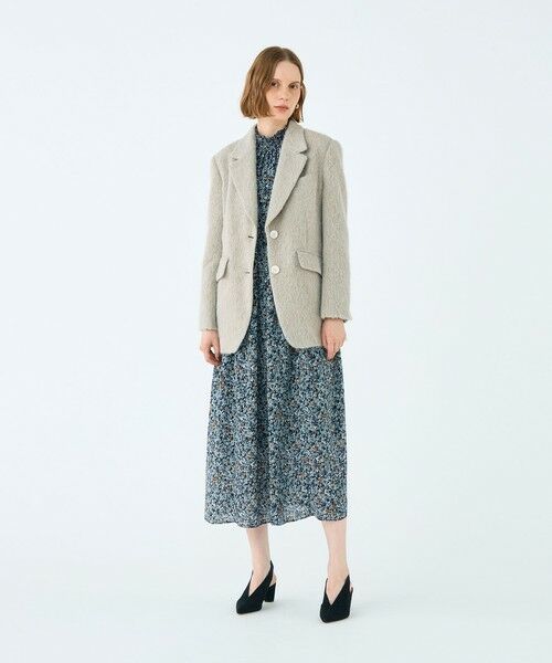 TOMORROWLAND / トゥモローランド テーラードジャケット | ライトアルパカシャギー テーラードジャケット | 詳細1