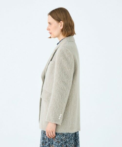 TOMORROWLAND / トゥモローランド テーラードジャケット | ライトアルパカシャギー テーラードジャケット | 詳細3