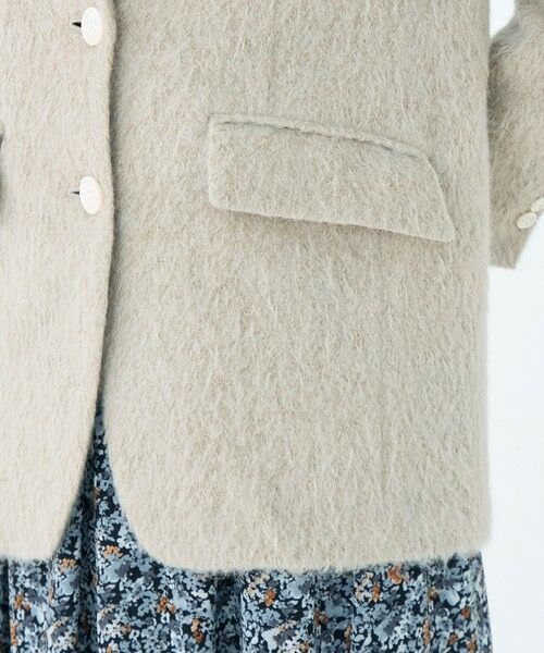 TOMORROWLAND / トゥモローランド テーラードジャケット | ライトアルパカシャギー テーラードジャケット | 詳細8