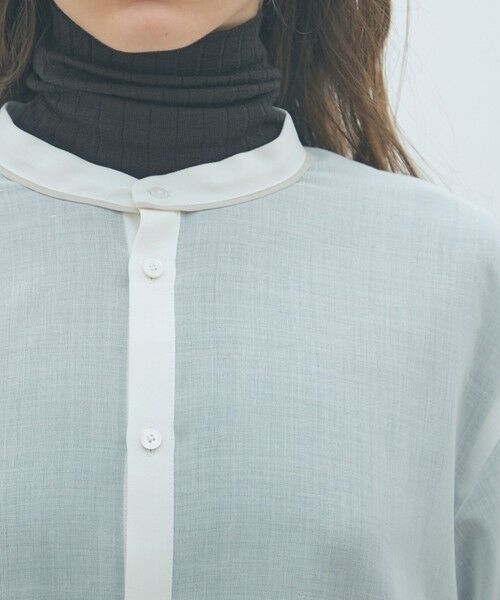 TOMORROWLAND / トゥモローランド シャツ・ブラウス | T/W VOILEボリュームスリーブチュニックブラウス | 詳細5