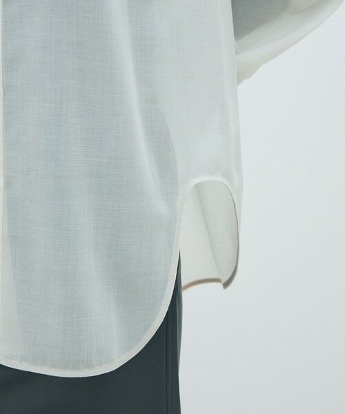 TOMORROWLAND / トゥモローランド シャツ・ブラウス | T/W VOILEボリュームスリーブチュニックブラウス | 詳細7