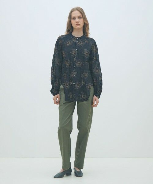TOMORROWLAND / トゥモローランド シャツ・ブラウス（半袖以外） | フラワーエンブロイダリー チュニックブラウス | 詳細1