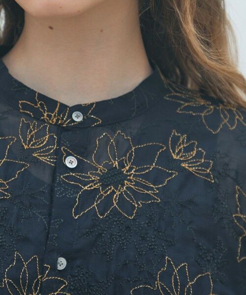 TOMORROWLAND / トゥモローランド シャツ・ブラウス（半袖以外） | フラワーエンブロイダリー チュニックブラウス | 詳細5
