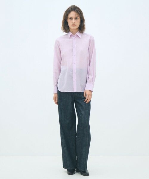 TOMORROWLAND / トゥモローランド シャツ・ブラウス | コットンシルクローン レギュラーカラーシャツ | 詳細2