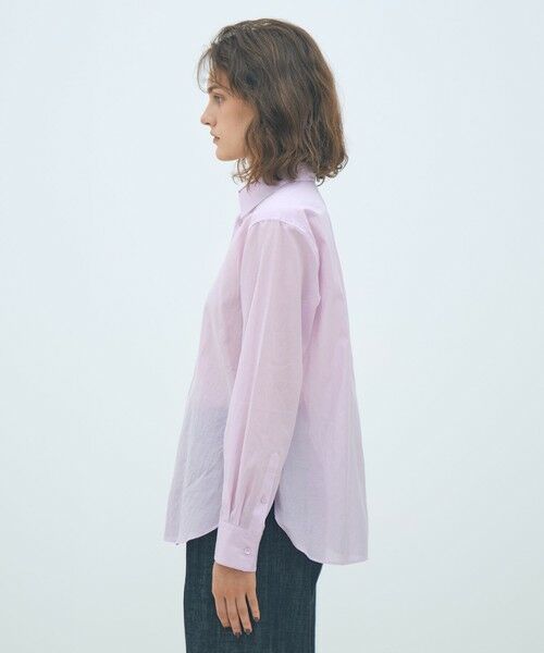 TOMORROWLAND / トゥモローランド シャツ・ブラウス | コットンシルクローン レギュラーカラーシャツ | 詳細4