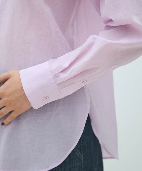 TOMORROWLAND / トゥモローランド シャツ・ブラウス | コットンシルクローン レギュラーカラーシャツ | 詳細7