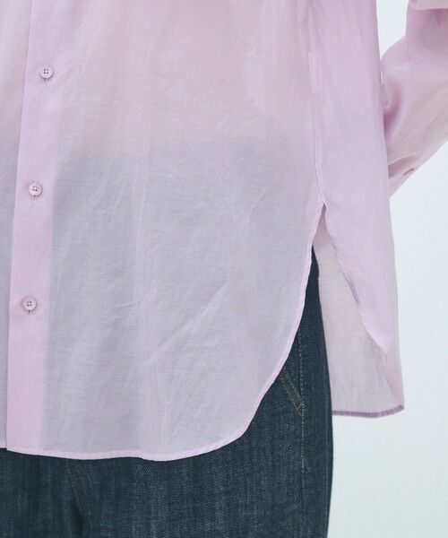 TOMORROWLAND / トゥモローランド シャツ・ブラウス | コットンシルクローン レギュラーカラーシャツ | 詳細8