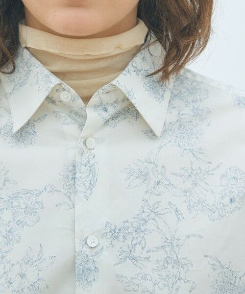 TOMORROWLAND / トゥモローランド シャツ・ブラウス（半袖以外） | ブルームプリント レギュラーカラーシャツ | 詳細5