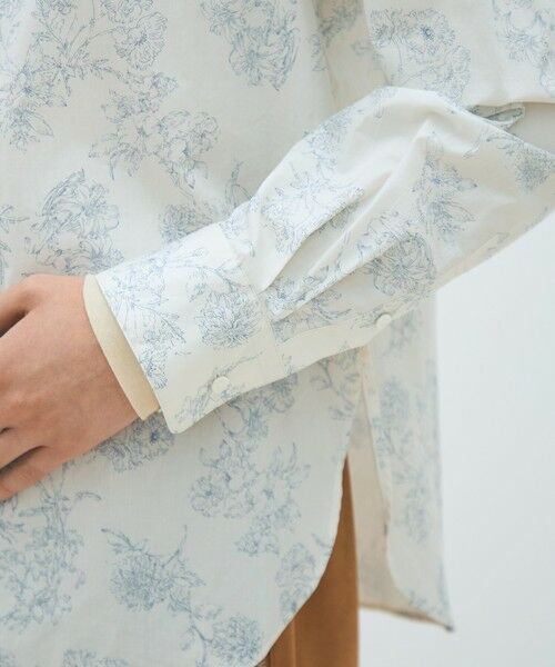 TOMORROWLAND / トゥモローランド シャツ・ブラウス（半袖以外） | ブルームプリント レギュラーカラーシャツ | 詳細6
