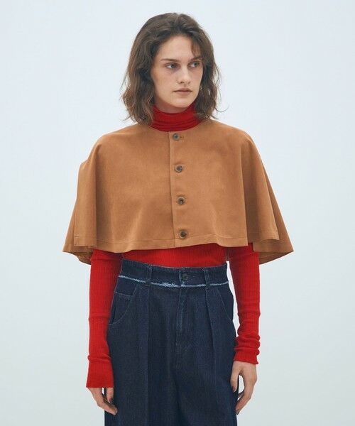 TOMORROWLAND / トゥモローランド その他トップス | フェイクスエード ショートケープ | 詳細2