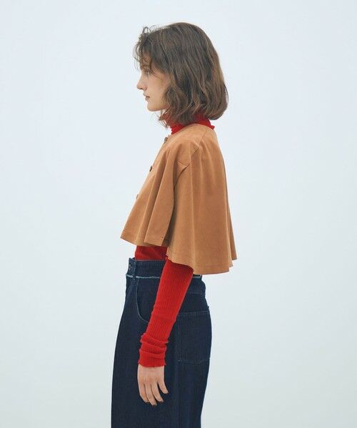 TOMORROWLAND / トゥモローランド その他トップス | フェイクスエード ショートケープ | 詳細3