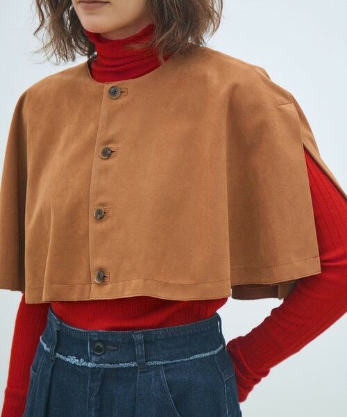 TOMORROWLAND / トゥモローランド その他トップス | フェイクスエード ショートケープ | 詳細7