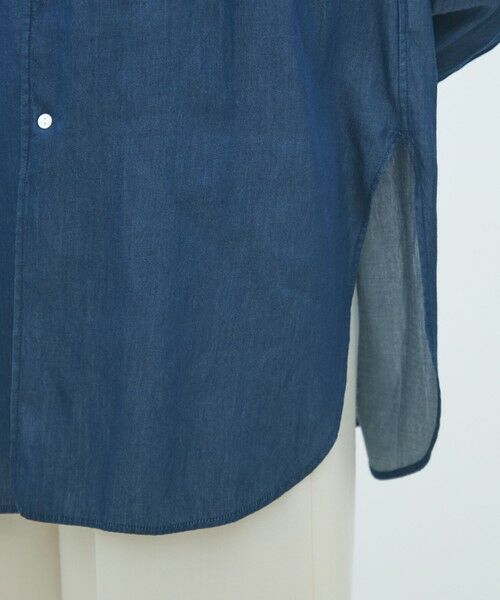 TOMORROWLAND / トゥモローランド シャツ・ブラウス（半袖以外） | ライトデニム チュニックシャツ | 詳細7