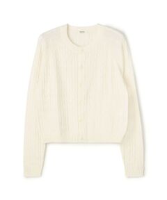 TOMORROWLAND / トゥモローランド カーディガン・ボレロ | ギザケーブル クルーネックカーディガン