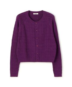 TOMORROWLAND / トゥモローランド カーディガン・ボレロ | ギザケーブル クルーネックカーディガン