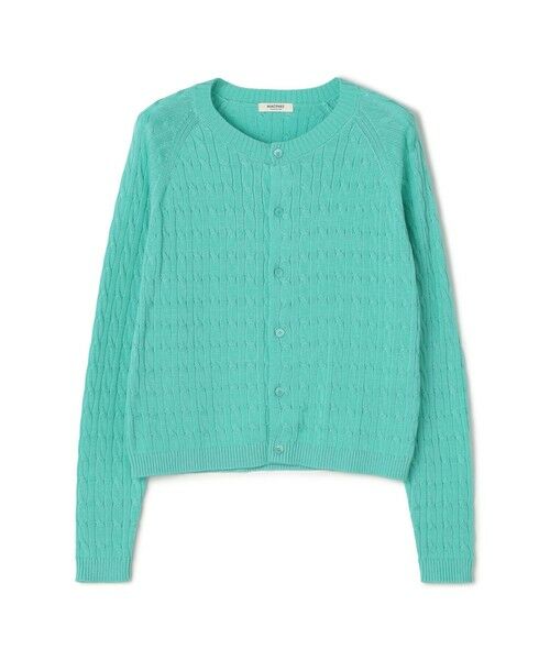 TOMORROWLAND / トゥモローランド カーディガン・ボレロ | ギザケーブル クルーネックカーディガン（55 ミントグリーン）