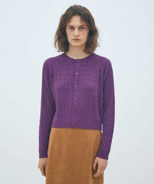 TOMORROWLAND / トゥモローランド カーディガン・ボレロ | ギザケーブル クルーネックカーディガン | 詳細2