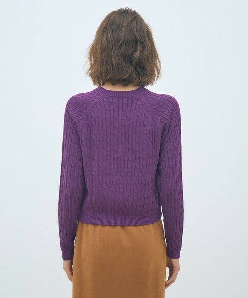 TOMORROWLAND / トゥモローランド カーディガン・ボレロ | ギザケーブル クルーネックカーディガン | 詳細4