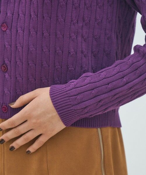 TOMORROWLAND / トゥモローランド カーディガン・ボレロ | ギザケーブル クルーネックカーディガン | 詳細6