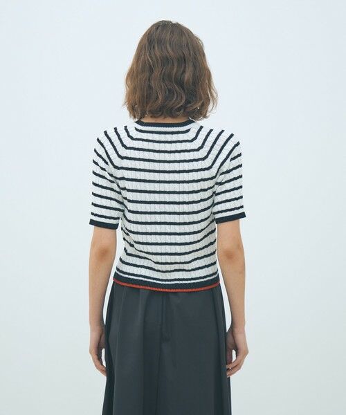 TOMORROWLAND / トゥモローランド ニット・セーター | ギザケーブル ハーフスリーブプルオーバー | 詳細4