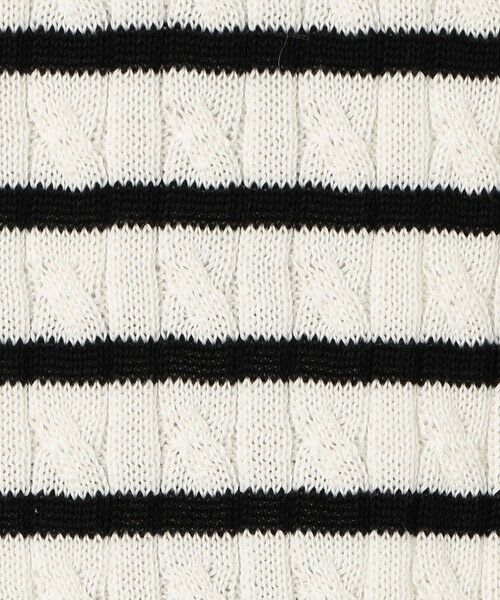 TOMORROWLAND / トゥモローランド ニット・セーター | ギザケーブル ハーフスリーブプルオーバー | 詳細8