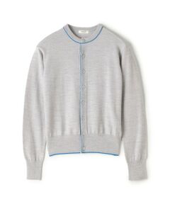 TOMORROWLAND / トゥモローランド カーディガン・ボレロ | プレーンウール クルーネックカーディガン
