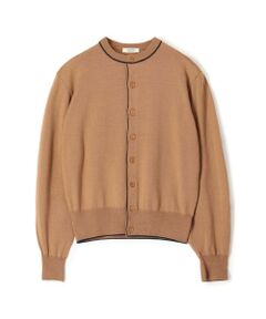 TOMORROWLAND / トゥモローランド カーディガン・ボレロ | プレーンウール クルーネックカーディガン