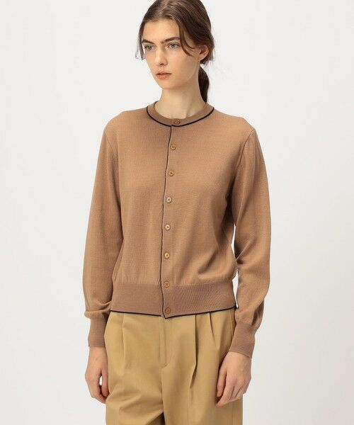 TOMORROWLAND / トゥモローランド カーディガン・ボレロ | プレーンウール クルーネックカーディガン | 詳細13