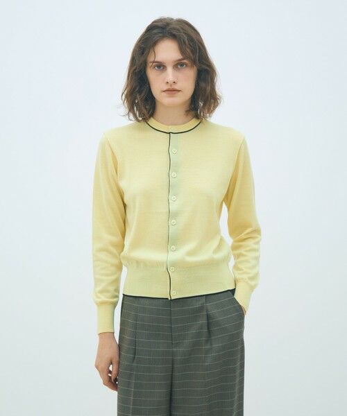 TOMORROWLAND / トゥモローランド カーディガン・ボレロ | プレーンウール クルーネックカーディガン | 詳細2