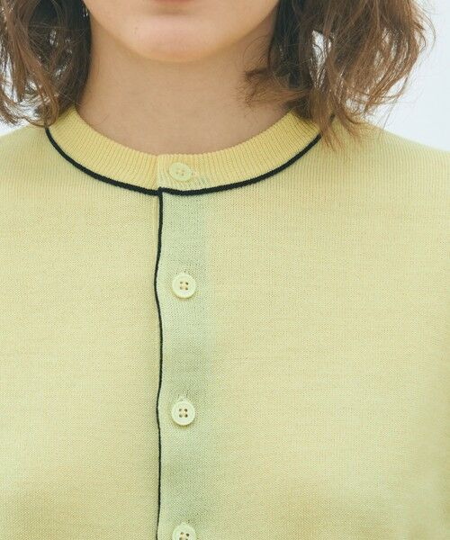 TOMORROWLAND / トゥモローランド カーディガン・ボレロ | プレーンウール クルーネックカーディガン | 詳細5